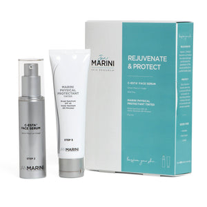 Jan Marini Rejuvenate & Protect Duo: C-Esta Serum and Marini Physical Protectant SPF 45 Tinted