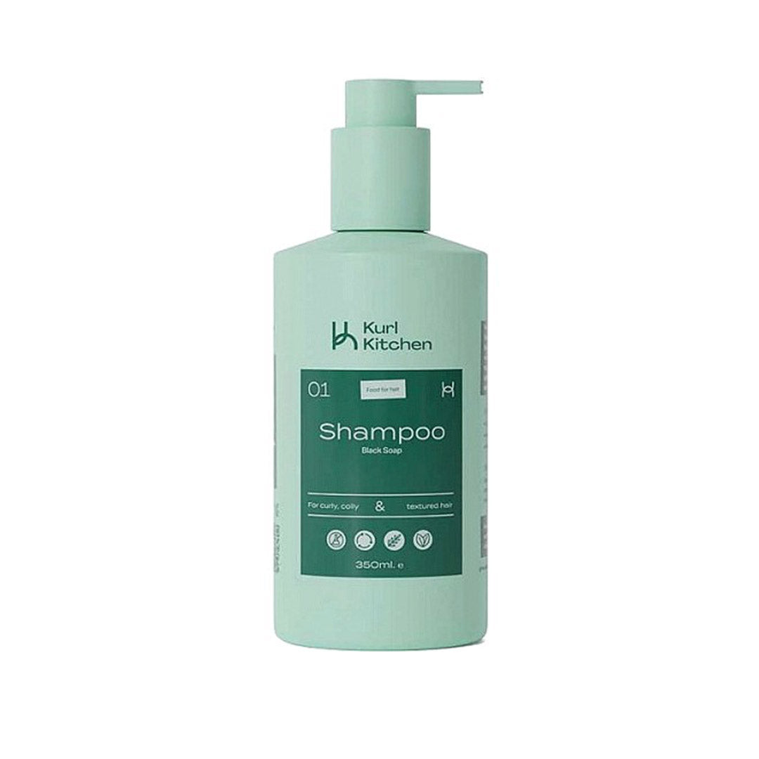 Kurl Kitchen Black Soap Shampoo 350ml