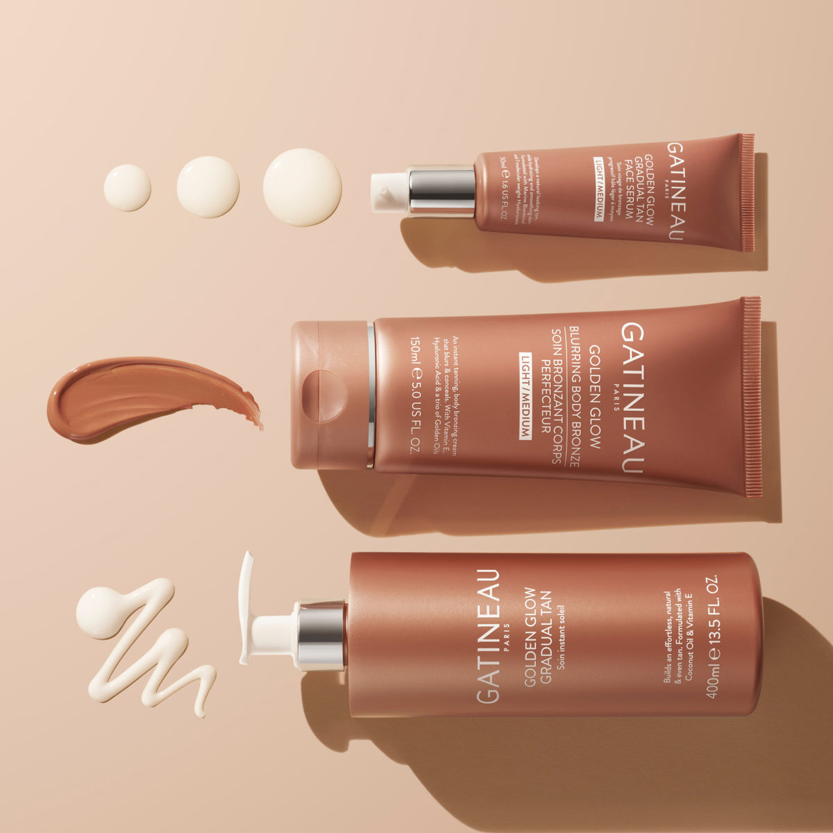 GATINEAU Golden Glow Blurring Body Bronze Light Medium 150ml