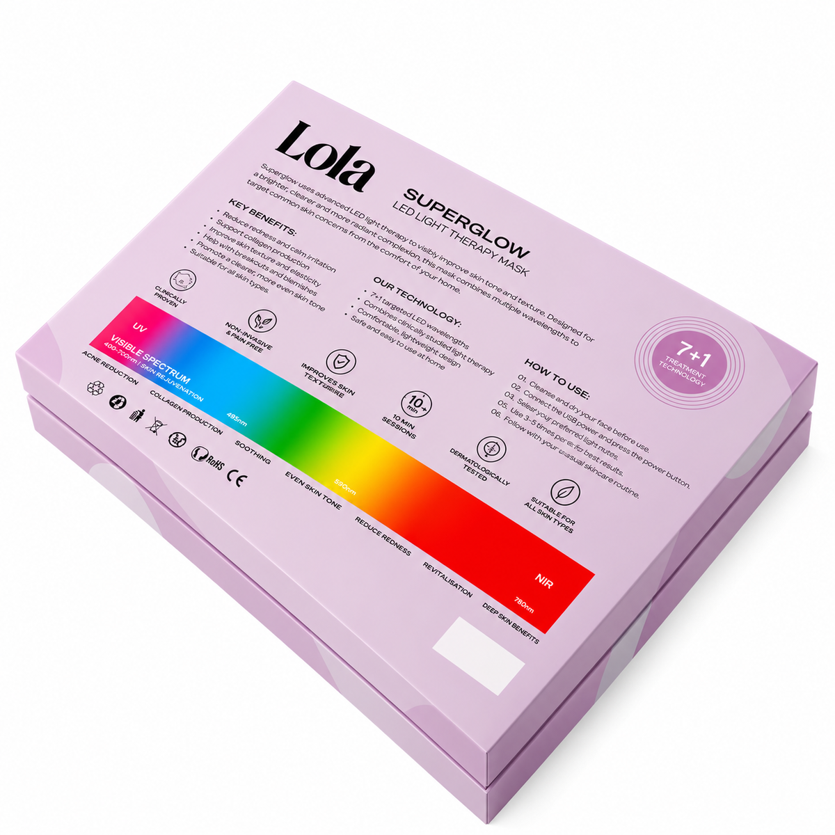 Lola Glow Mask Lilac