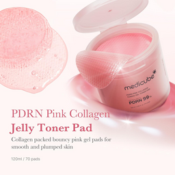 Medicube PDRN Pink Collagen Gel Toner Pads x70