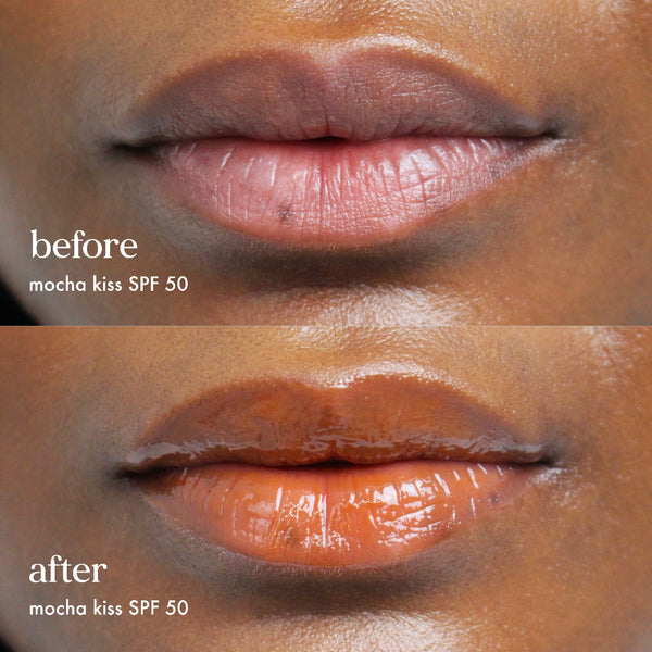 Hello Sunday The One For Your Lips Mocha Kiss Tinted Lip Balm SPF 50 With Shea Butter 15ml