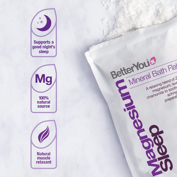 BetterYou Magnesium Sleep Bath Flakes 1kg