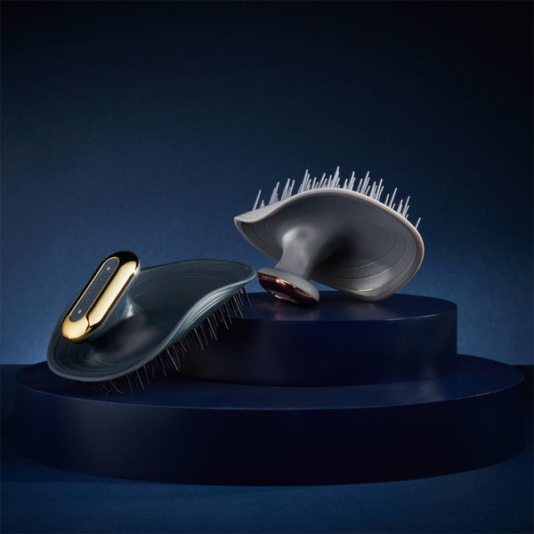 Manta Pulse Healthy Hair & Scalp Brush Deep Ocean Blue