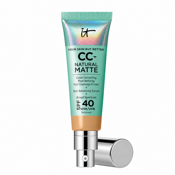 iT Cosmetics Your Skin But Better CC+ Natural Matte with SPF 40 32ml Medium Tan
