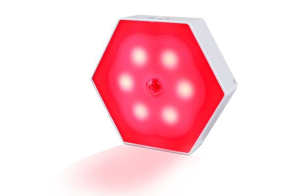 Motion Sensor Night Light Glowing on Angle