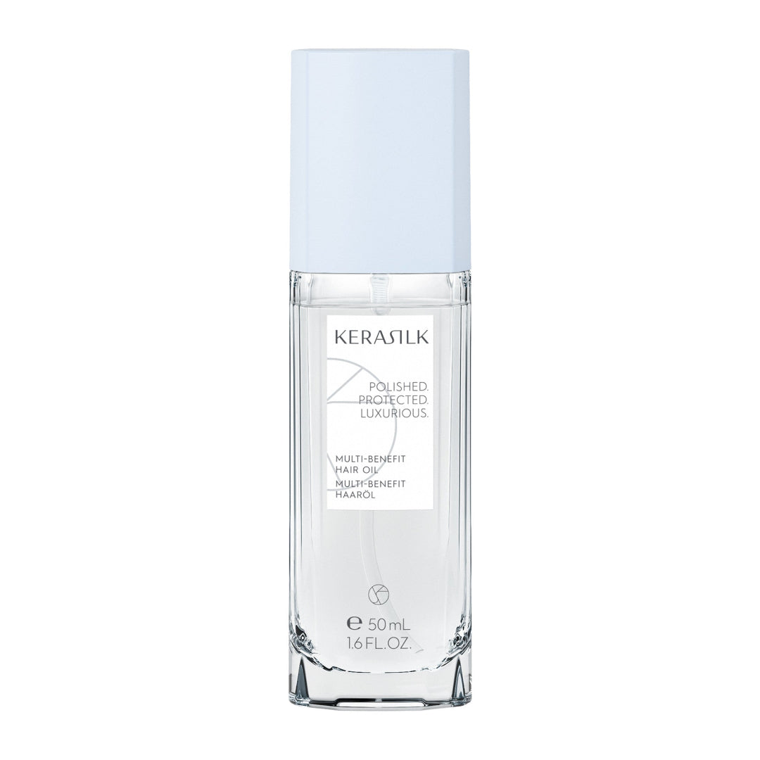 Kerasilk hair product bottle on a white background