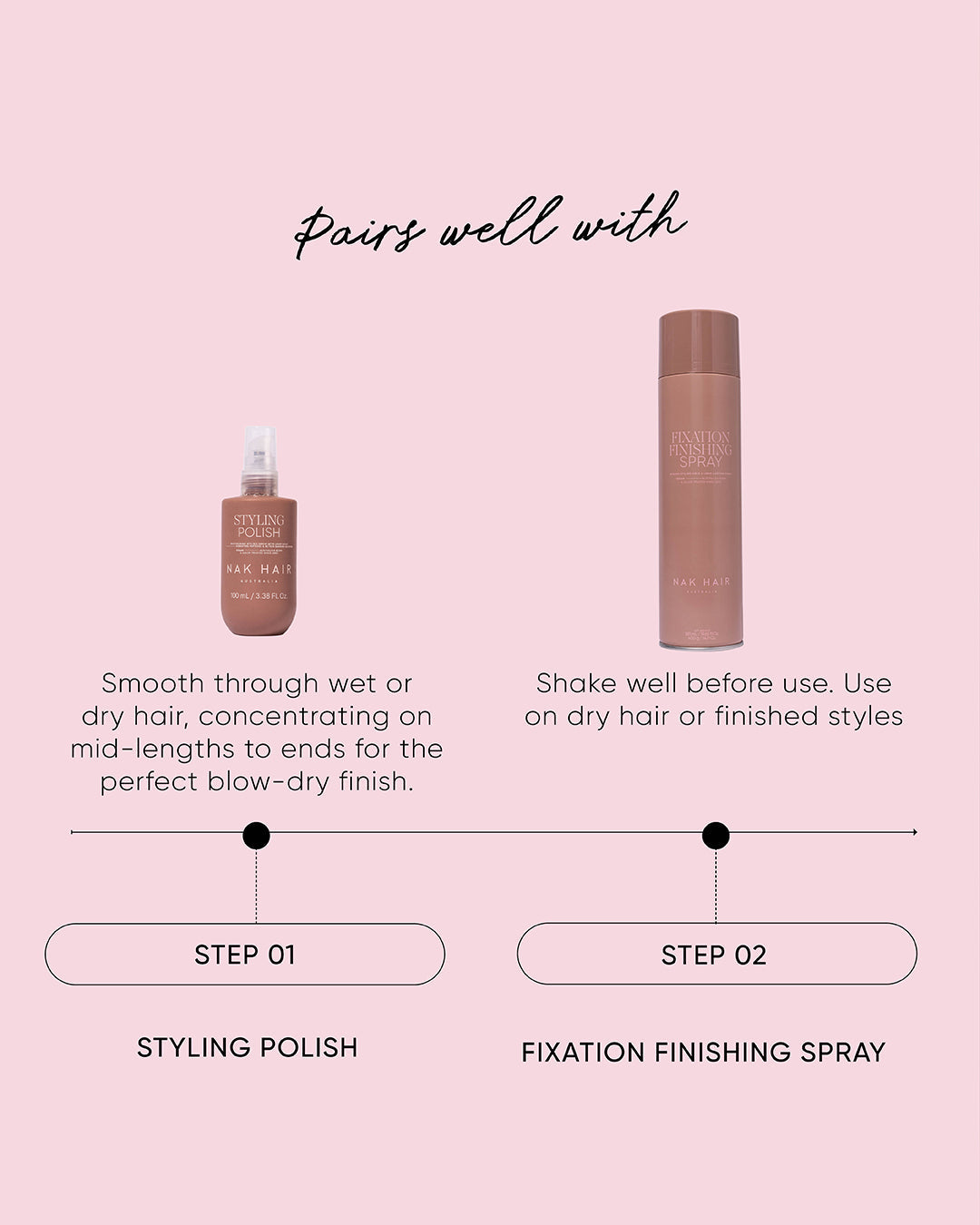 NAK Hair Signature Fixation Finishing Spray 400g