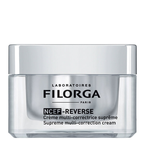 Filorga NCEF-Reverse cream jar on a white background