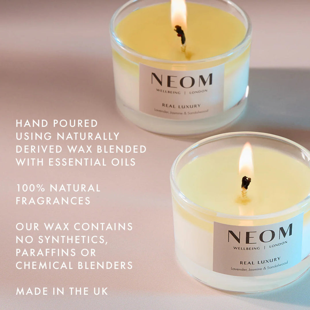 NEOM Real Luxury De-Stress Scented Candle (Travel)