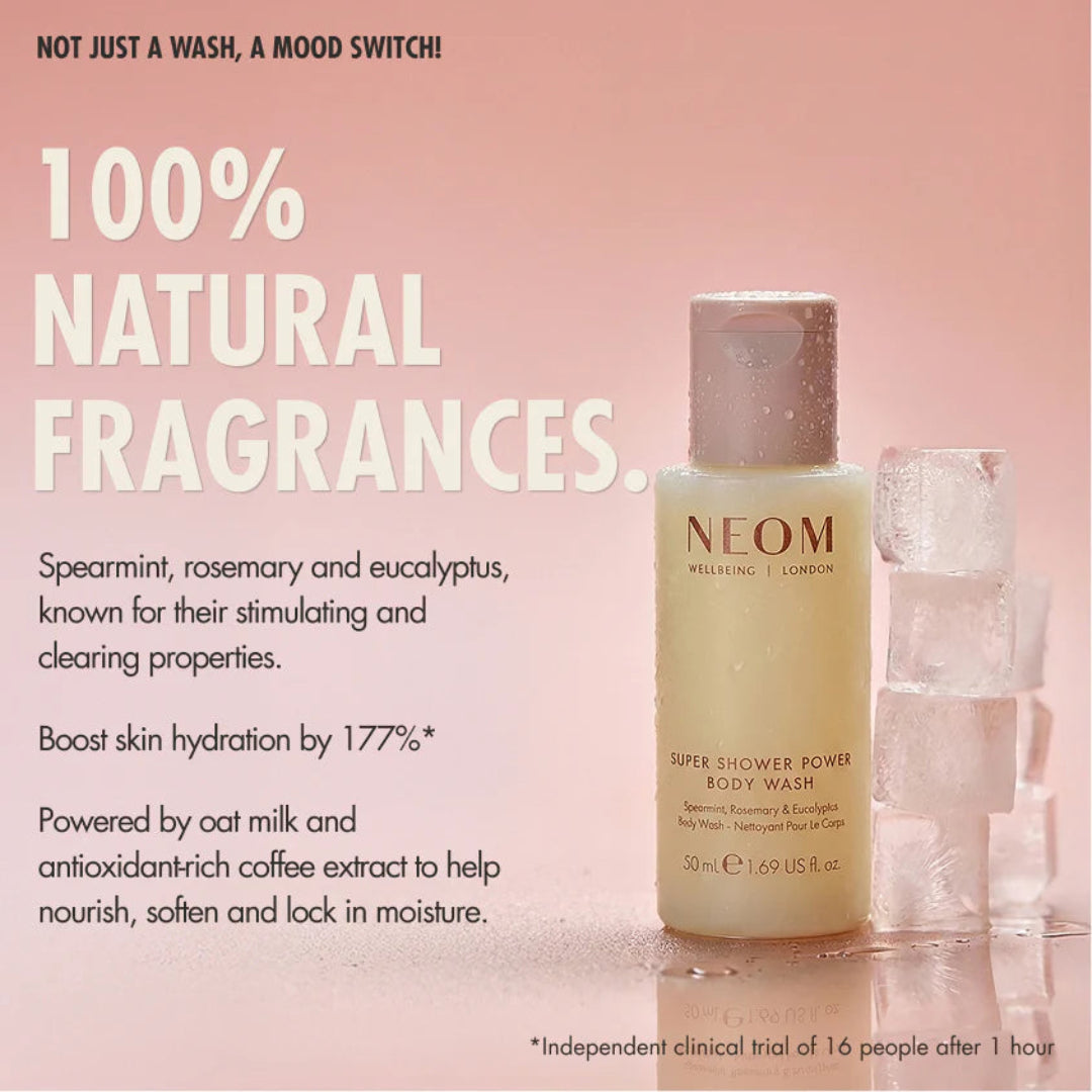 NEOM Super Shower Power Body Wash 50ml