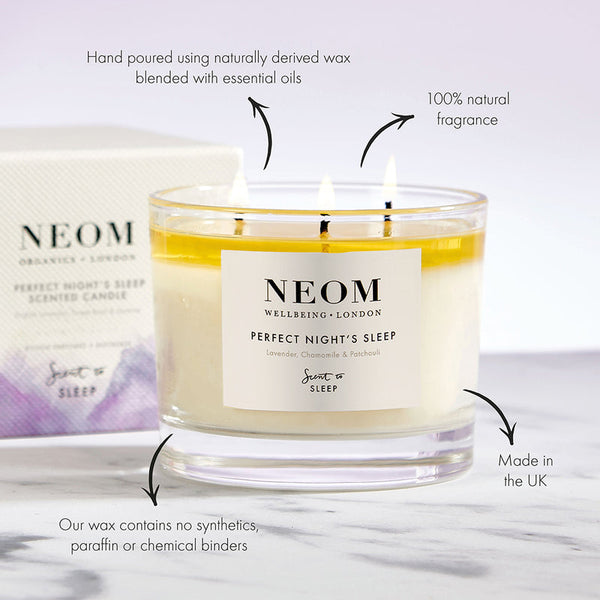 NEOM Perfect Night's Sleep Scented Candle (3 Wicks)
