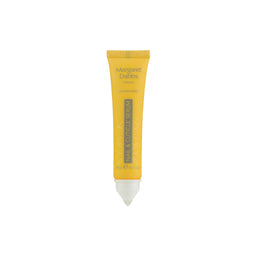 Yellow tube of Margaret Davies cream on a white background
