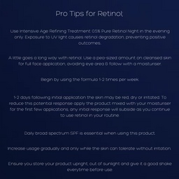 PCA Skin Intensive Age Refining Treatment 0.5% Pure Retinol Night 1oz