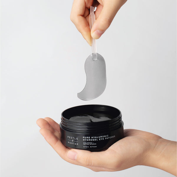 Pestle and Mortar Pure Hyaluronic Hydrogel Eye Patches