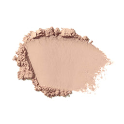 Pink makeup powder on a white background