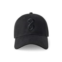 Black red light cap with logo