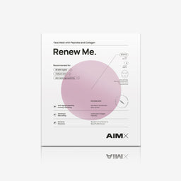 AimX Sheet mask with peptides and collagen "Renew Me" 5 sheets x 2ml