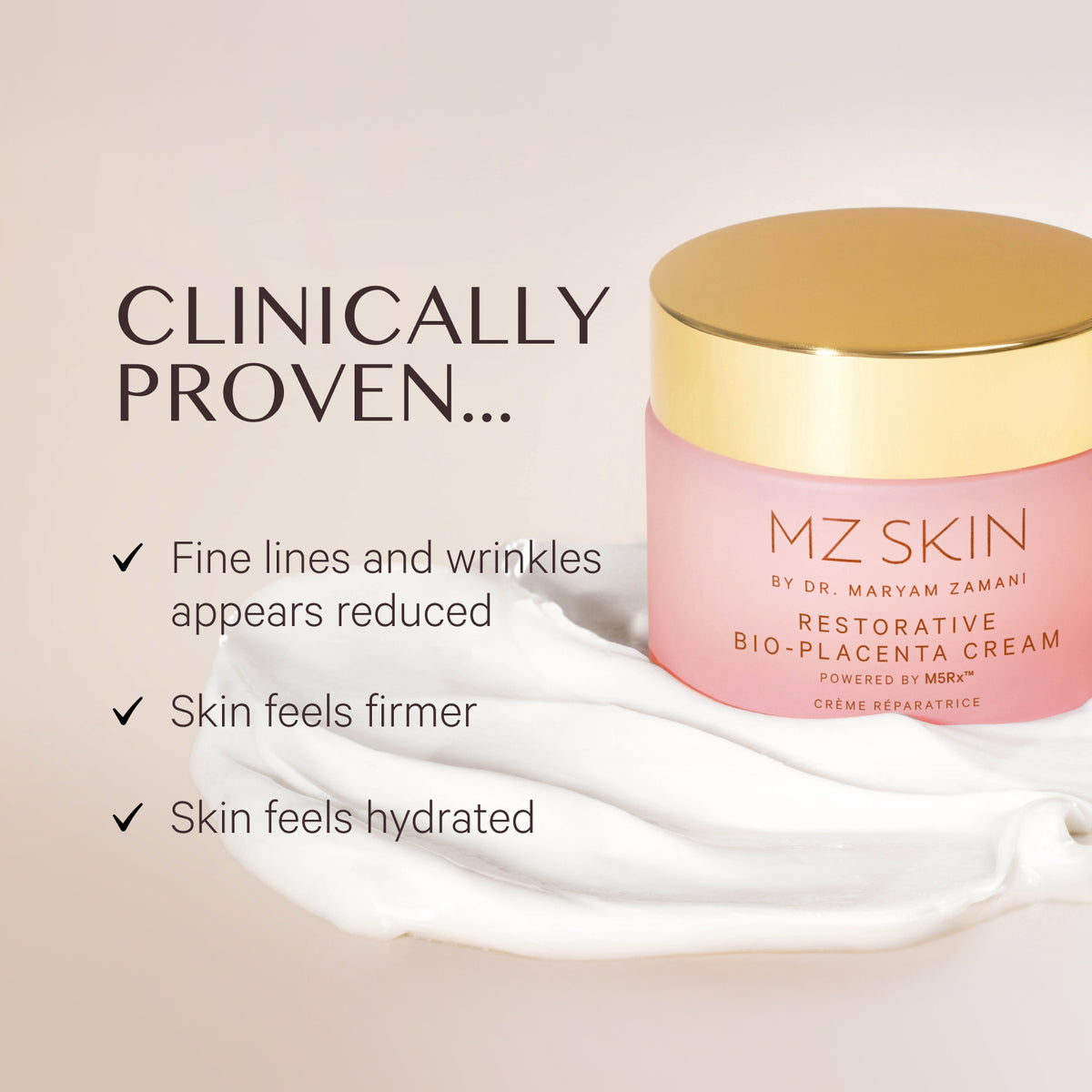 MZ SKIN Intensive Bio Placenta Eye Cream 15ml
