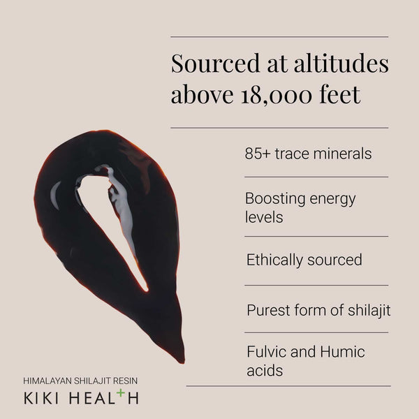 KIKI Health Himalayan Shilajit Resin 30g