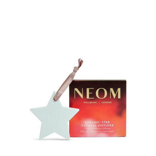 NEOM ceramic star diffuser on a white background
