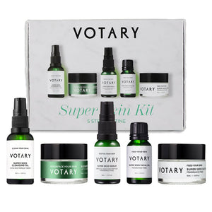 VOTARY Super Skin Kit 5 Step Routine