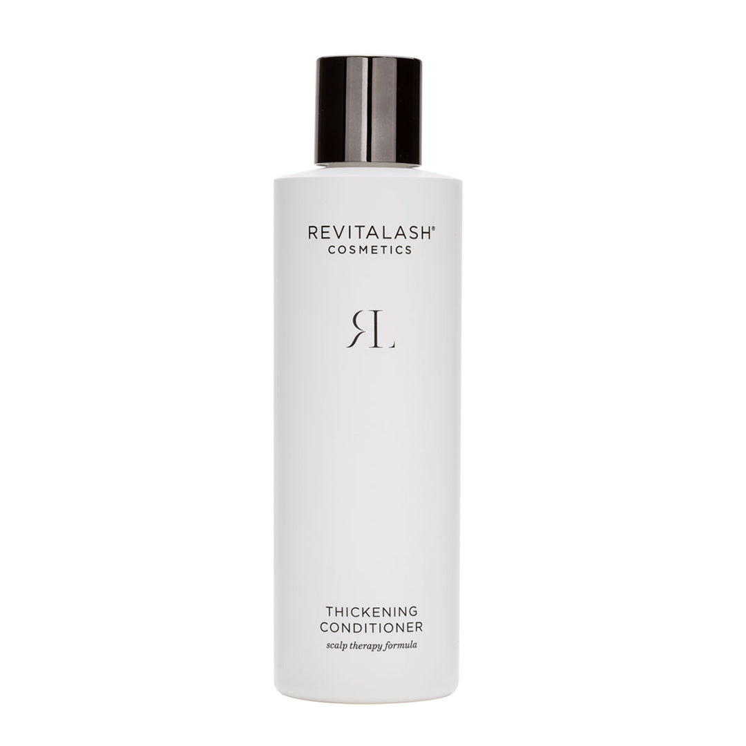 Revitalash thickening conditioner bottle on a white background