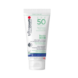 White Ultrasun Body Mineral SPF 50 tube