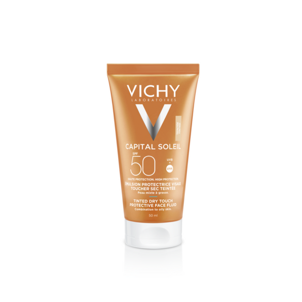 Vichy Capital Soleil Dry Touch Mattifying BB Tinted Sun Protection SPF50 for Face 50ml