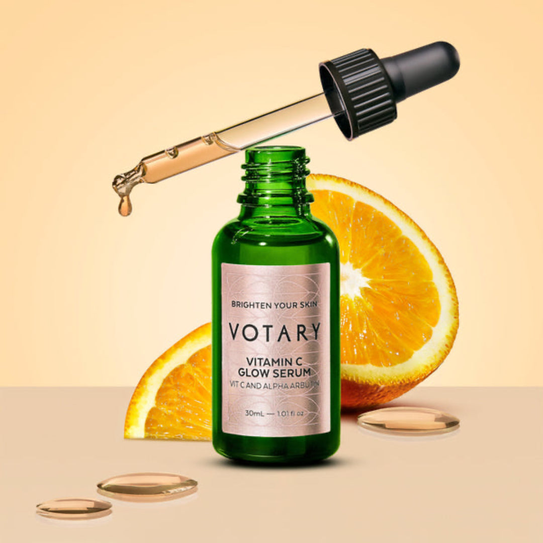 VOTARY Vitamin C Glow Serum, Vit C and Alpha Arbutin 30ml