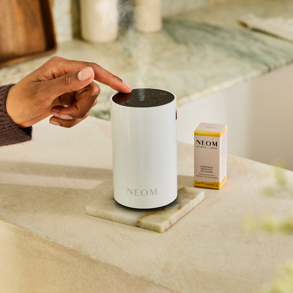 NEOM Wellbeing Pod Mini+ Waterless Essential Oil Diffuser - White