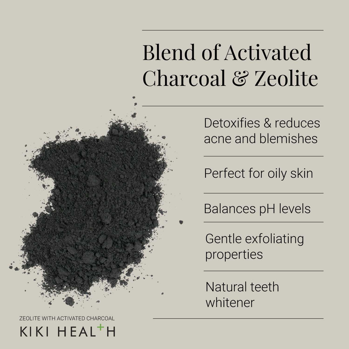 KIKI Health Activated Charcoal Powder 70g