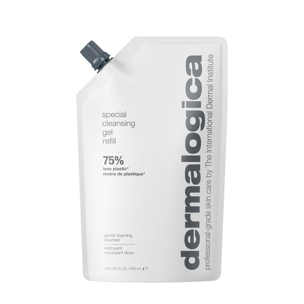 Dermalogica special cleansing gel refill on a white background
