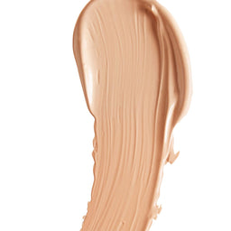 Beige makeup swatch on a white background