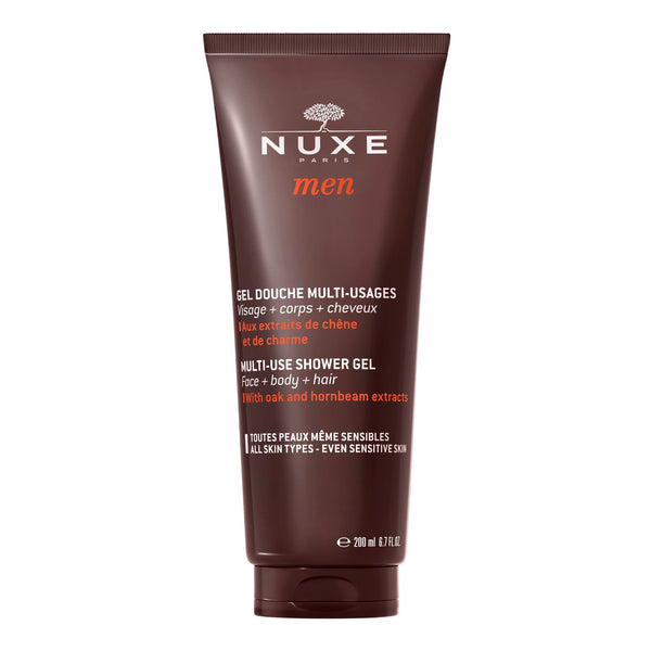 NUXE Men Multi-Use Shower Gel Face, Beard, Body, Hair 200ml