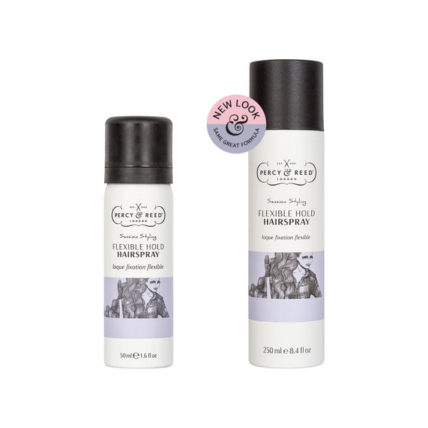 Percy & Reed Session Styling Flexible Hold Hairspray 250ml & 50ml Duo
