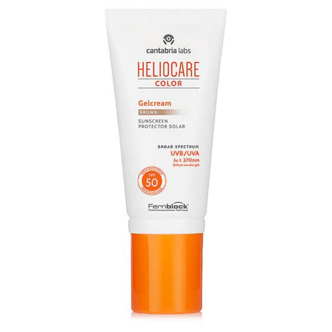 Heliocare Gel Cream Colour Brown SPF 50 tube