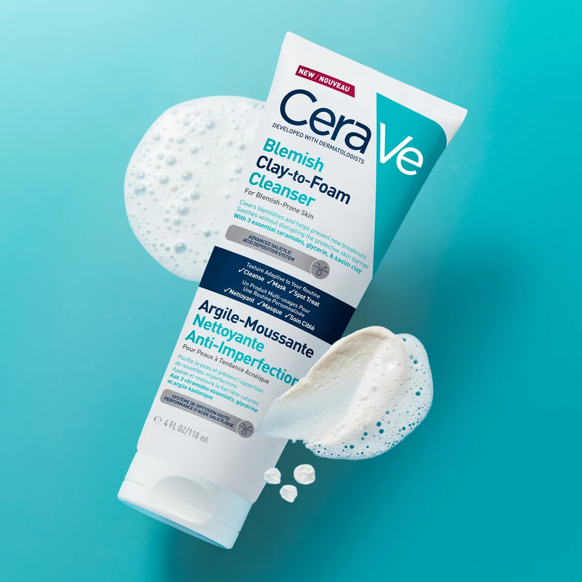 CeraVe Clay-to-Foam Cleanser 118ml