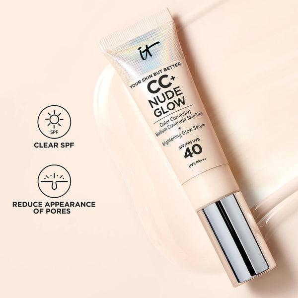 iT Cosmetics Your Skin But Better CC+ Nude Glow with SPF 40 32ml