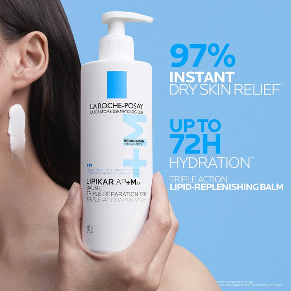 La Roche-Posay Lipikar AP+Max Moisturiser For Dry Skin 400ml