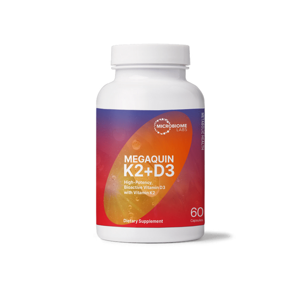 Microbiome Labs Megaquin K2+D3 60 Capsules