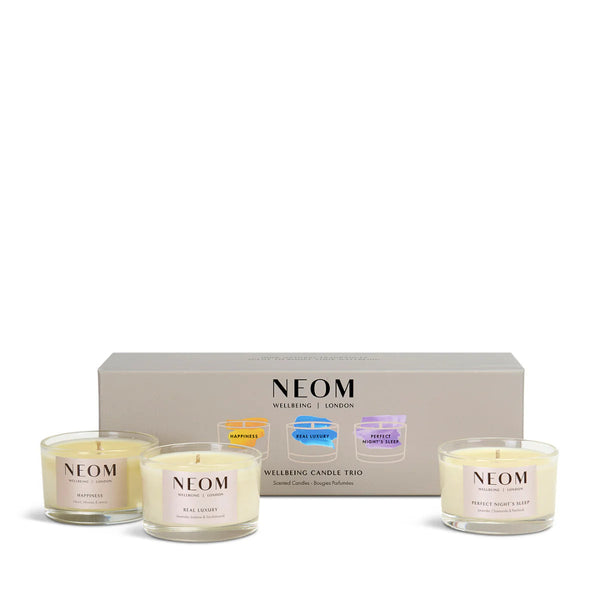 NEOM Wellbeing Candle Trio