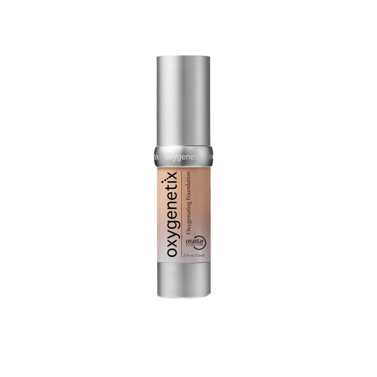 Oxygenetix skincare product on a beige background