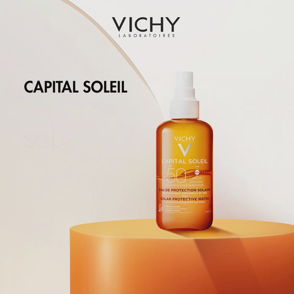 Vichy Capital Soleil Tan Illuminating Sun Protection Water Spray SPF50 for All Skin Types 200ml