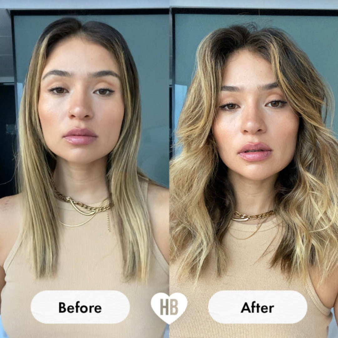 Hairburst Volume & Growth Elixir before and after
