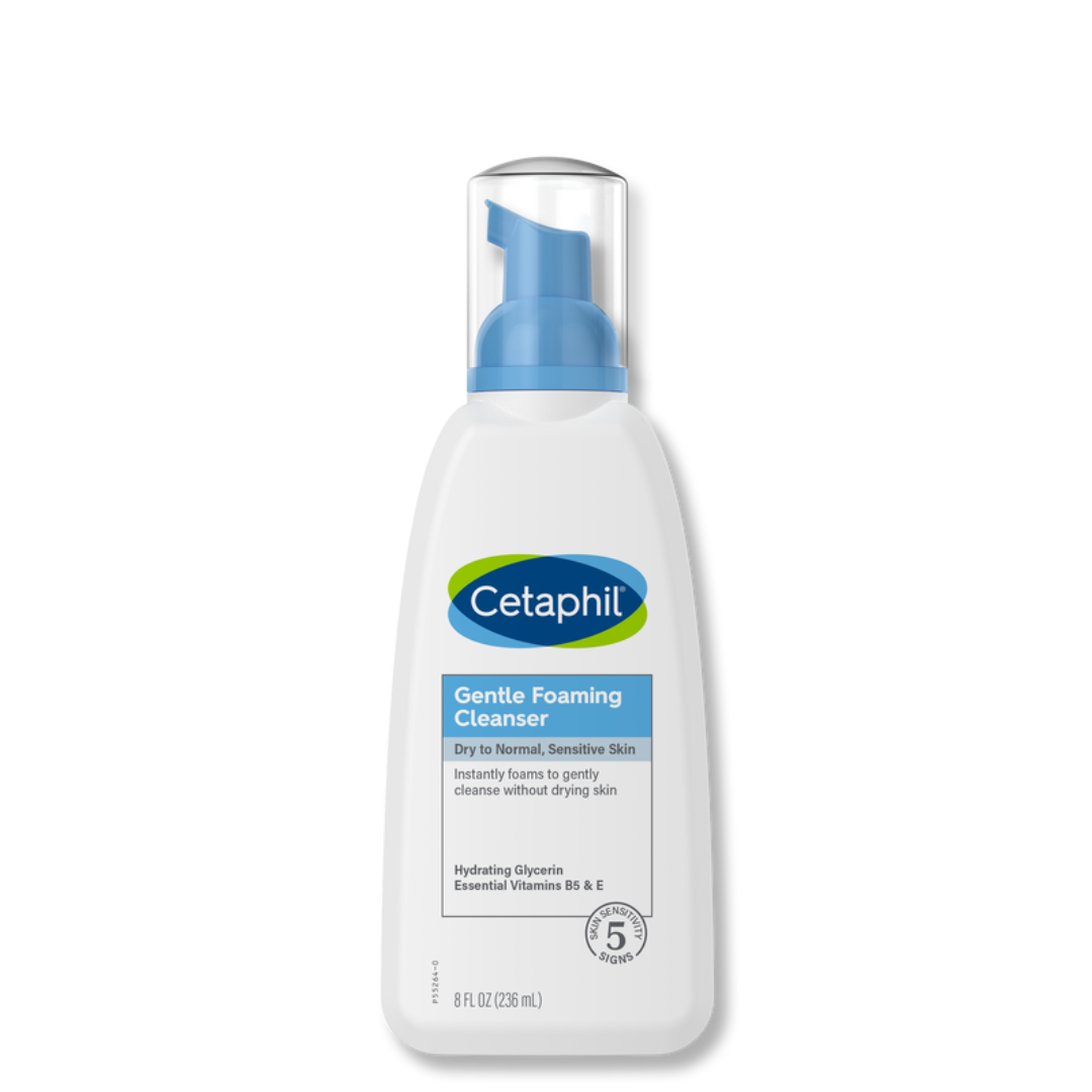 Cetaphil Gentle Foaming Cleanser 236ml bottle