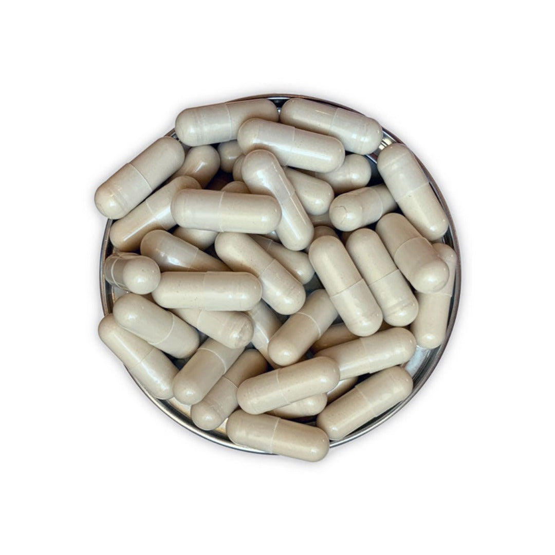 An open top of Advanced Nutrition Programme Skin Accumax 120 capsules