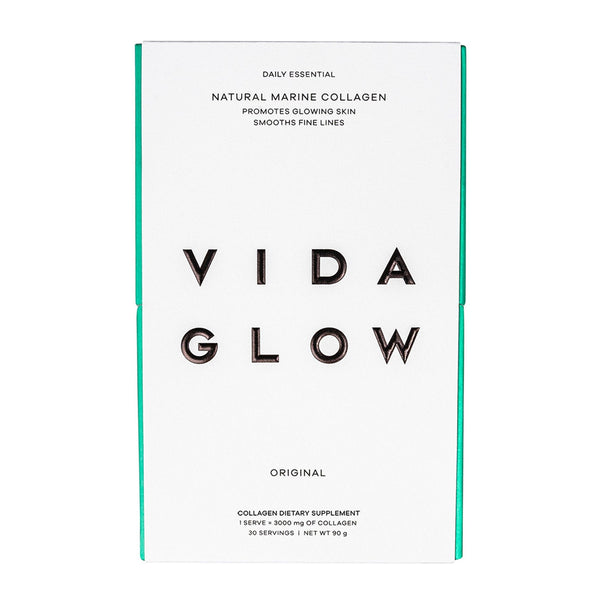 Vida Glow Natural Marine Collagen Sachets - Original box